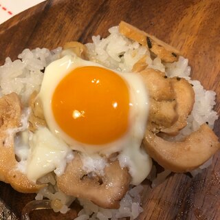 鶏ハムアレンジ♪てりたま鶏ハム丼